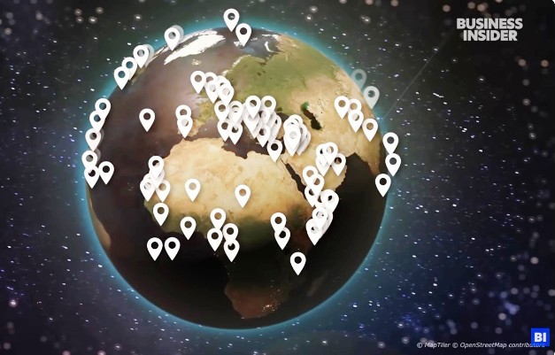 US bases around the world